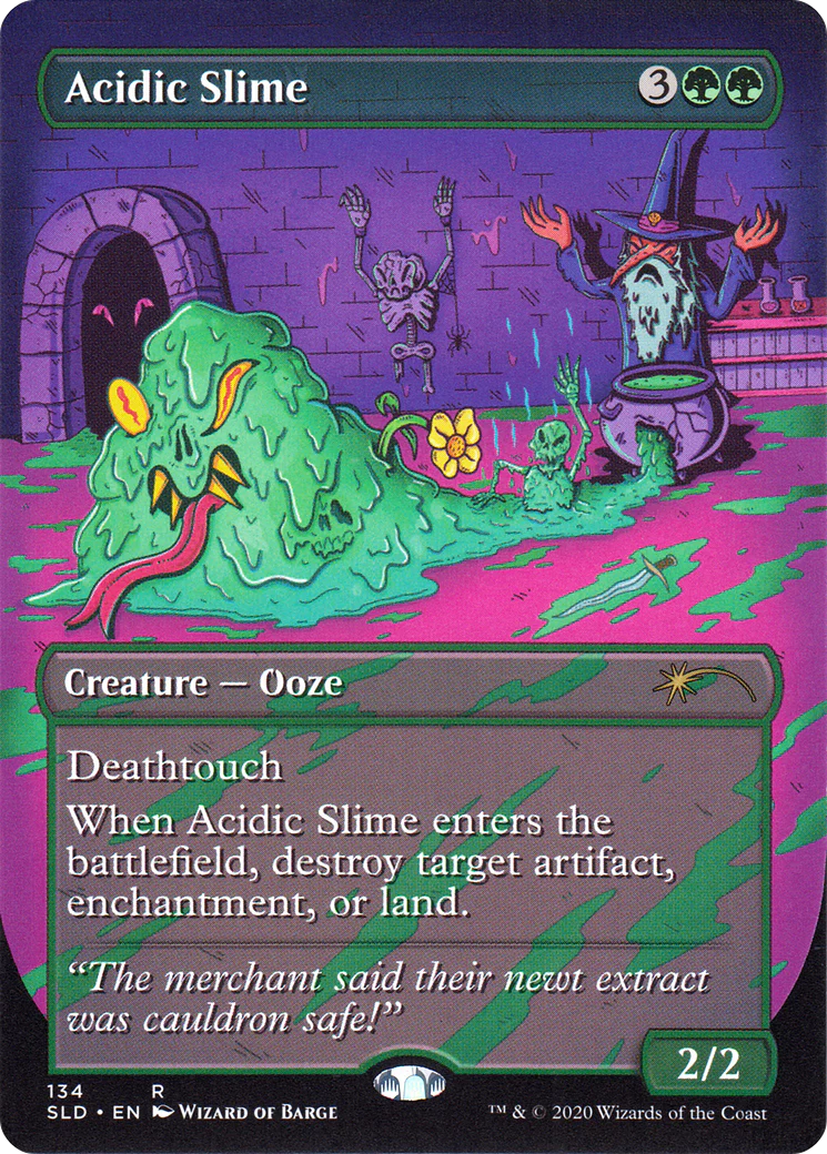 Acidic Slime (SLD-134) - Secret Lair Drop (Borderless)