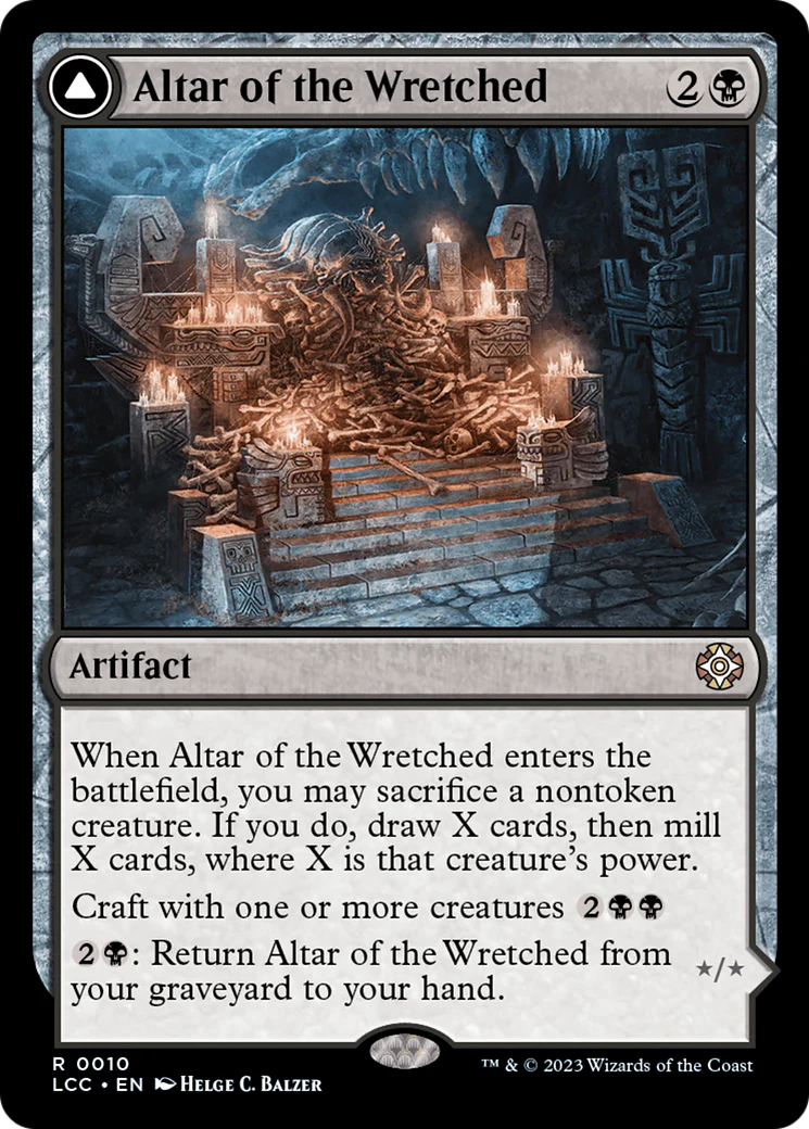 Altar of the Wretched (LCC-010) - The Lost Caverns of Ixalan Commander Foil - Image 3