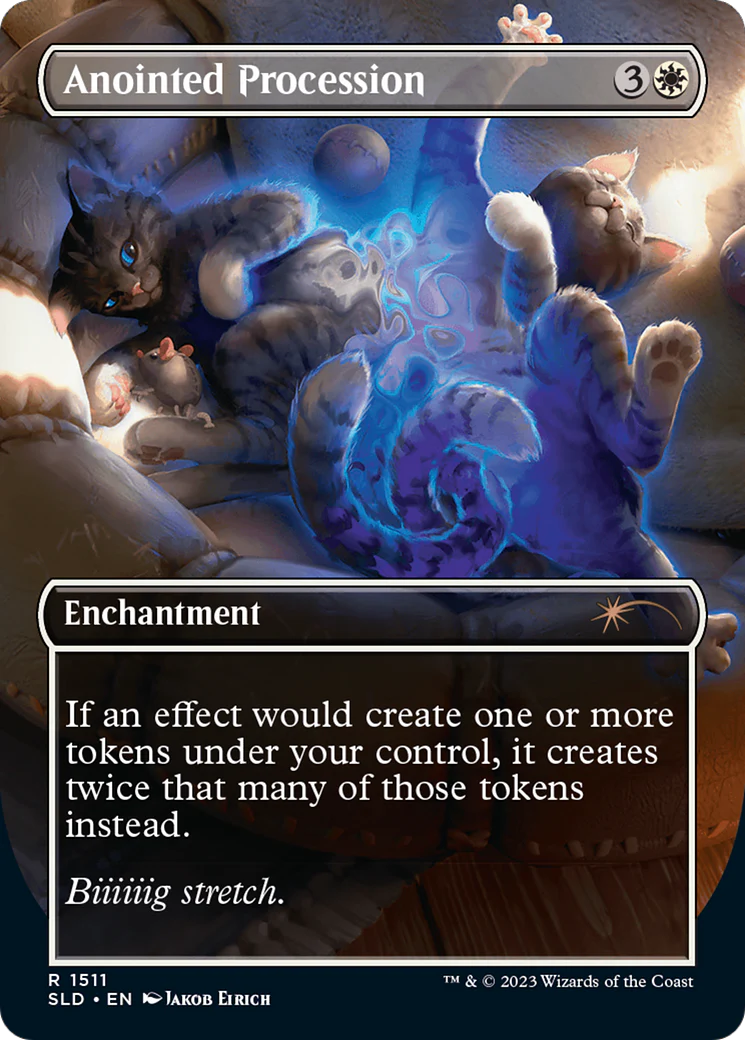 Anointed Procession (SLD-1511) - Secret Lair Drop (Borderless) Foil - Image 2