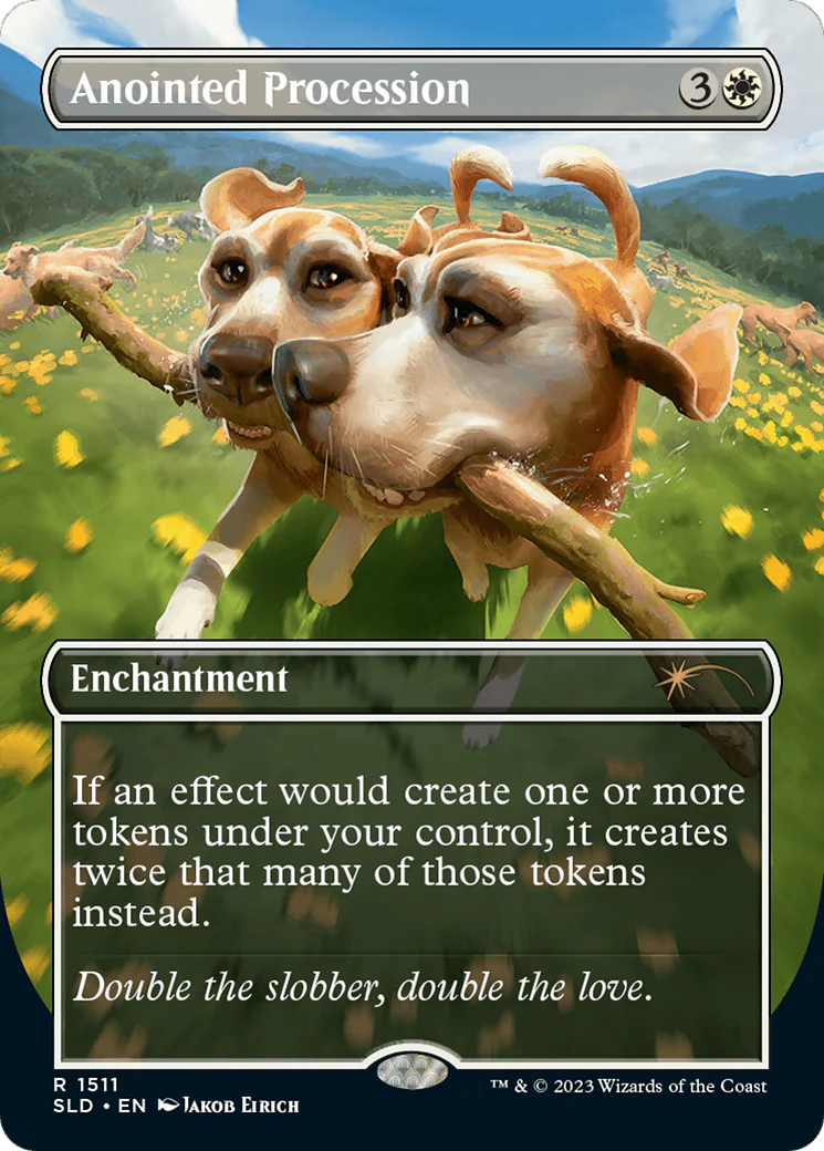 Anointed Procession (SLD-1511) - Secret Lair Drop (Borderless) Foil - Image 4