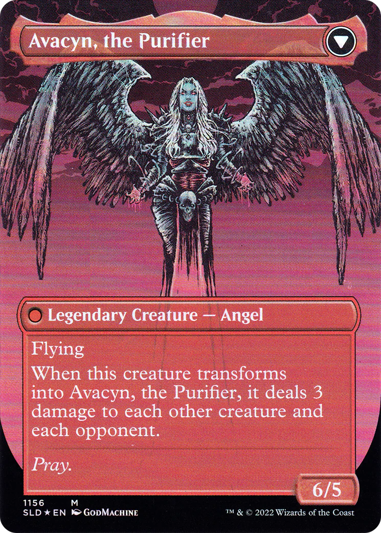 Archangel Avacyn (SLD-1156) - Secret Lair Drop (Borderless) Foil - Image 2