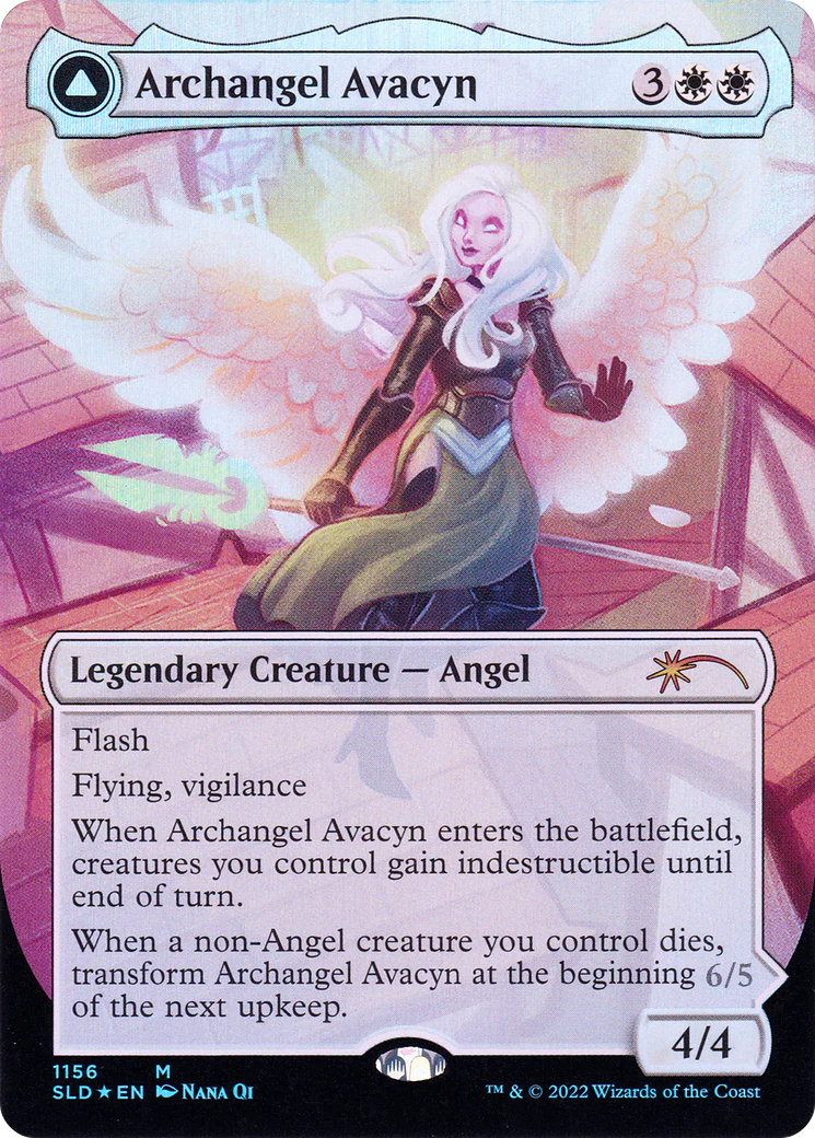 Archangel Avacyn (SLD-1156) - Secret Lair Drop (Borderless) Foil - Image 5