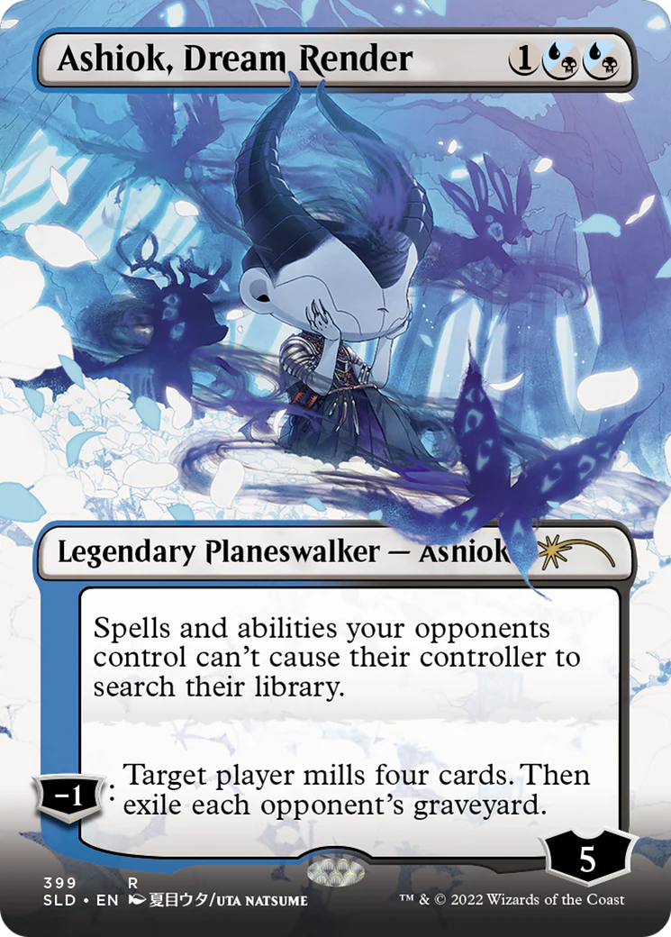 Ashiok, Dream Render (Borderless) (SLD-399) - Secret Lair Drop (Borderless)