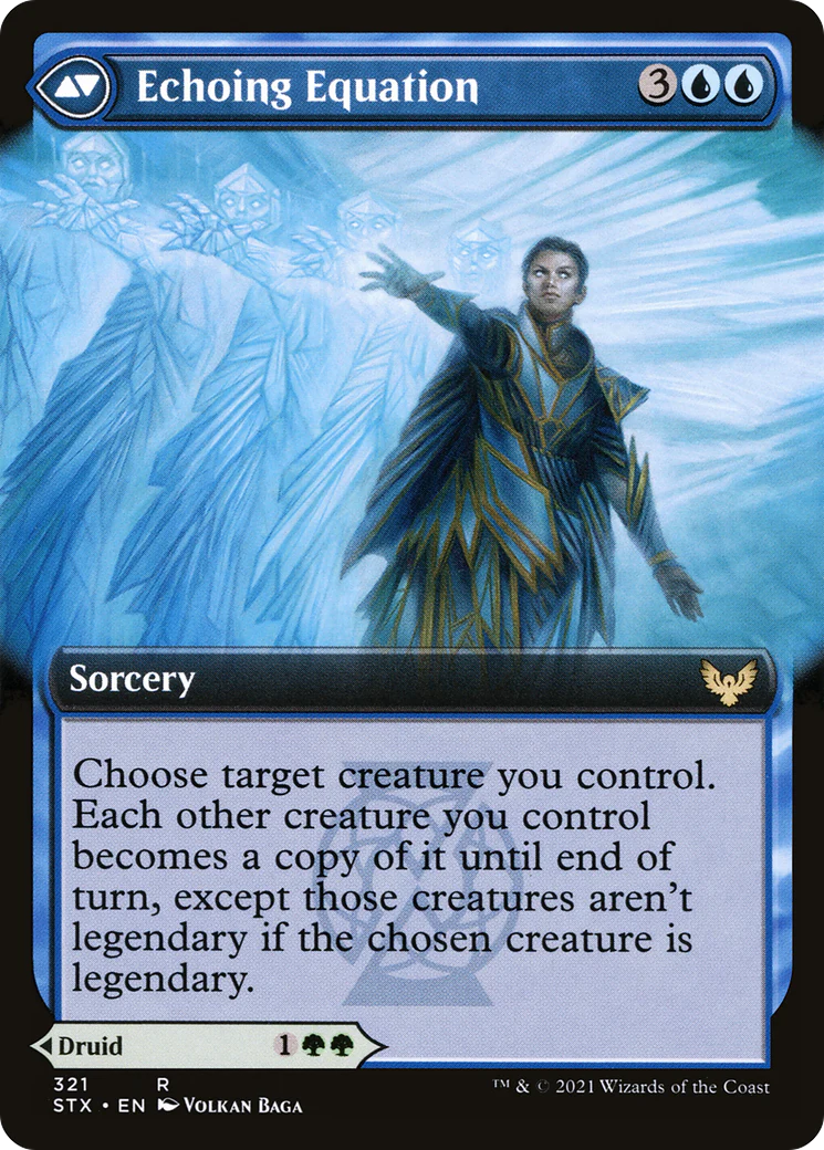 Augmenter Pugilist // Echoing Equation (STX-321) - Strixhaven: School of Mages: (Extended Art) Foil - Image 2