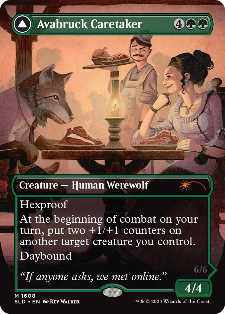 Avabruck Caretaker (SLD-1608) - Secret Lair Drop (Borderless) Foil - Image 3