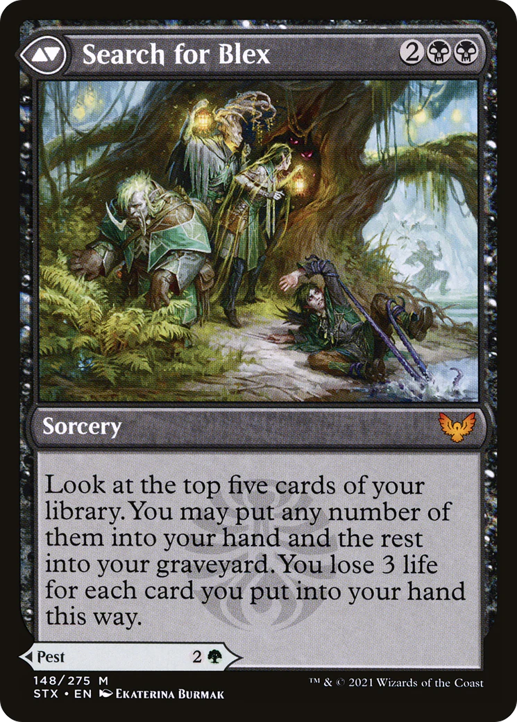Blex, Vexing Pest (STX-148) - Strixhaven: School of Mages Foil - Image 2