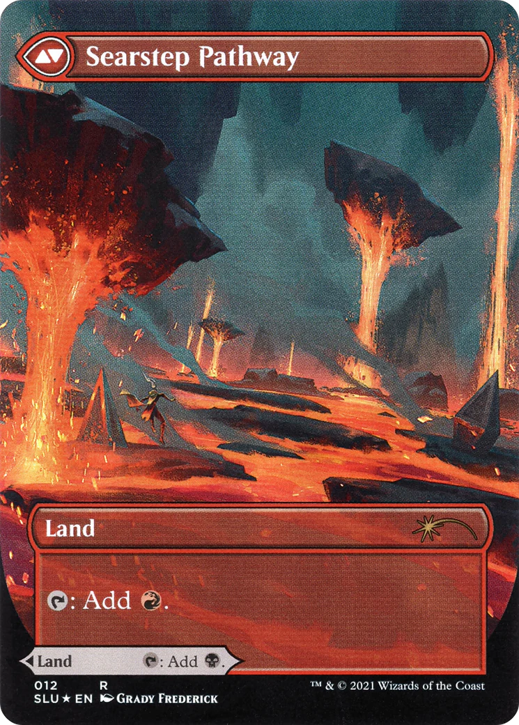 Blightstep Pathway (Borderless) (SLU-012) - Secret Lair: Ultimate Edition: (Showcase) (Borderless) Foil - Image 2