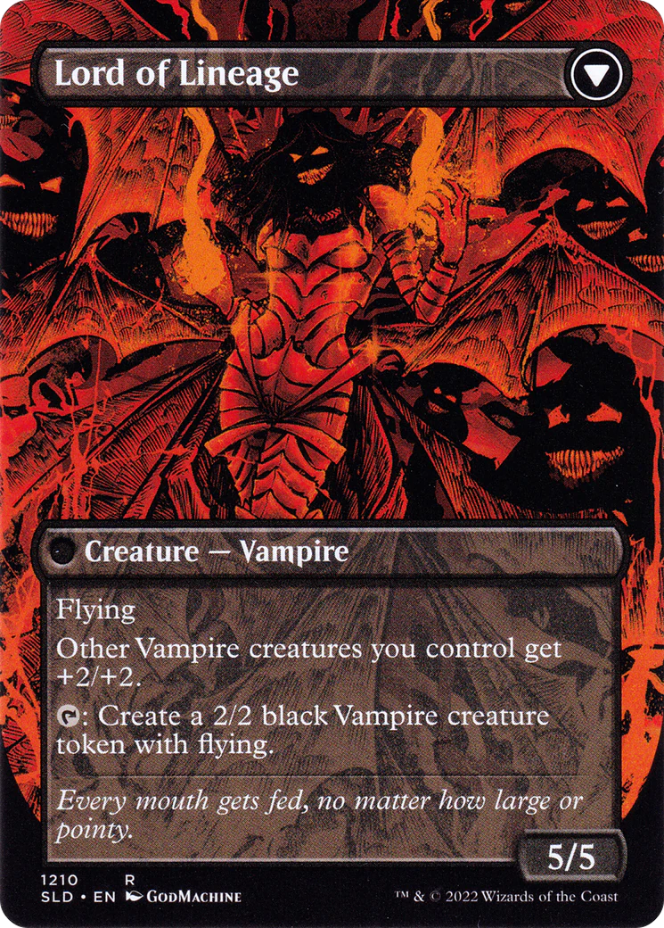Bloodline Keeper (Display Commander) - Thick Stock (SLD-1210) - Secret Lair Drop (Borderless) - Image 2