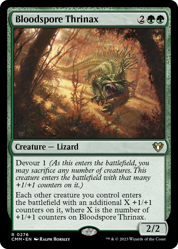 Bloodspore Thrinax (CMM-276) - Commander Masters Foil