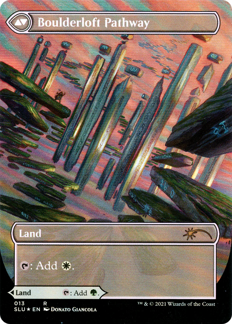 Branchloft Pathway (Borderless) (SLU-013) - Secret Lair: Ultimate Edition: (Showcase) (Borderless) Foil - Image 2