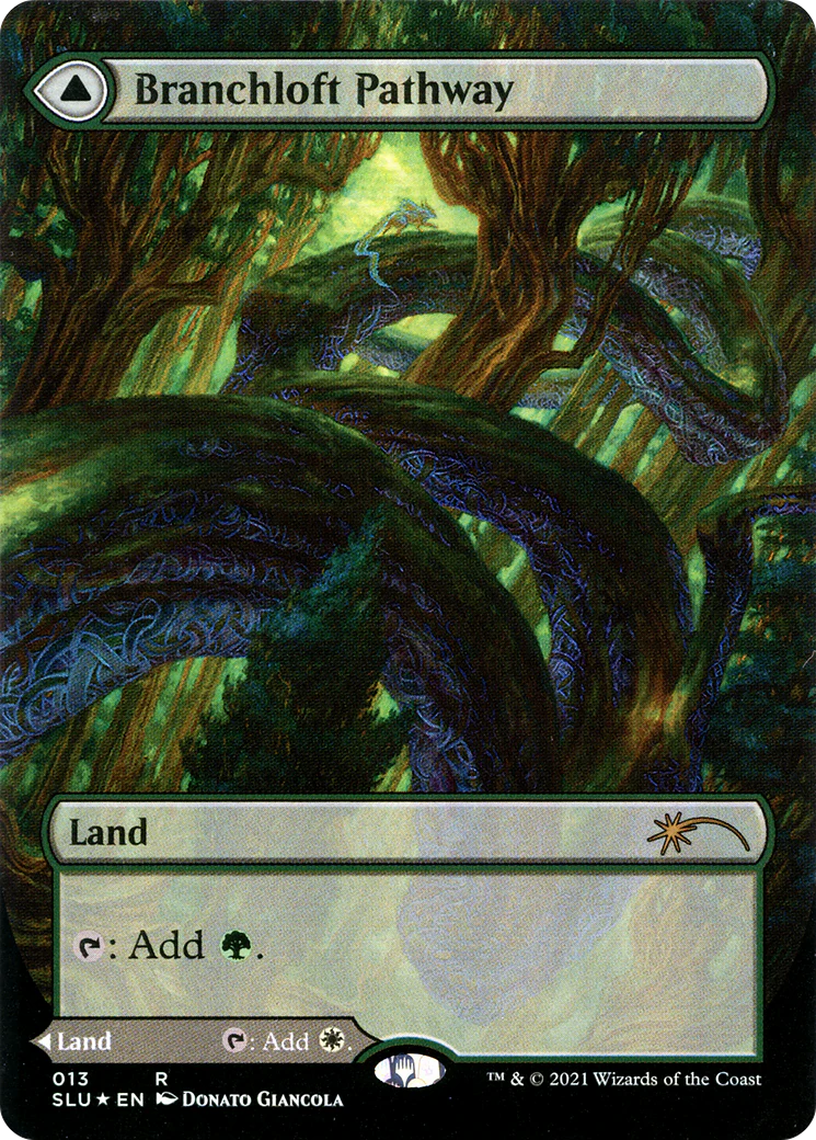 Branchloft Pathway (Borderless) (SLU-013) - Secret Lair: Ultimate Edition: (Showcase) (Borderless) Foil - Image 4