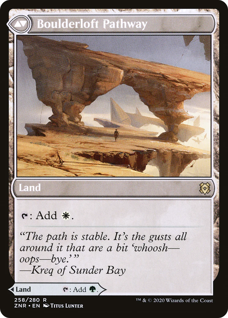 Branchloft Pathway (ZNR-258) - Zendikar Rising Foil - Image 2