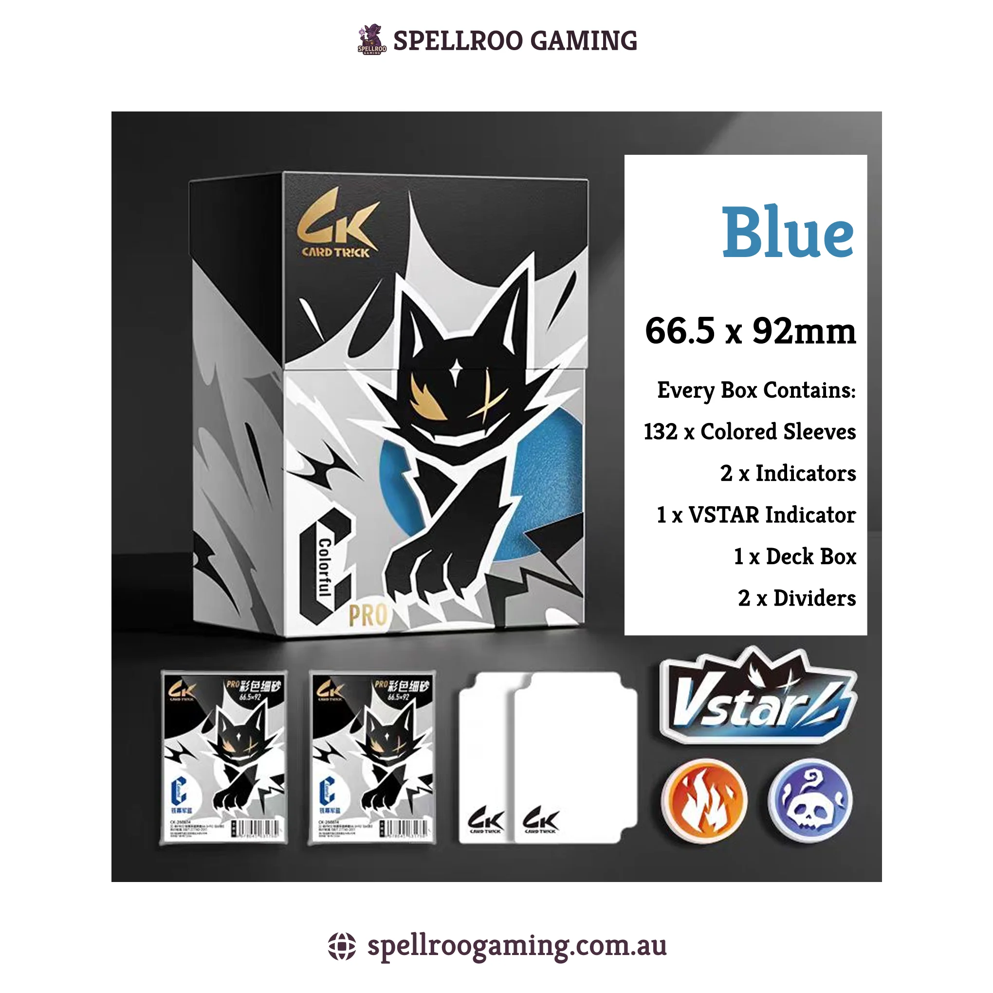 Card Trick: Standard Sleeve Accessory Bundle – Deck Box Set with Colored Sleeves, Indicators & Divider - Image 8