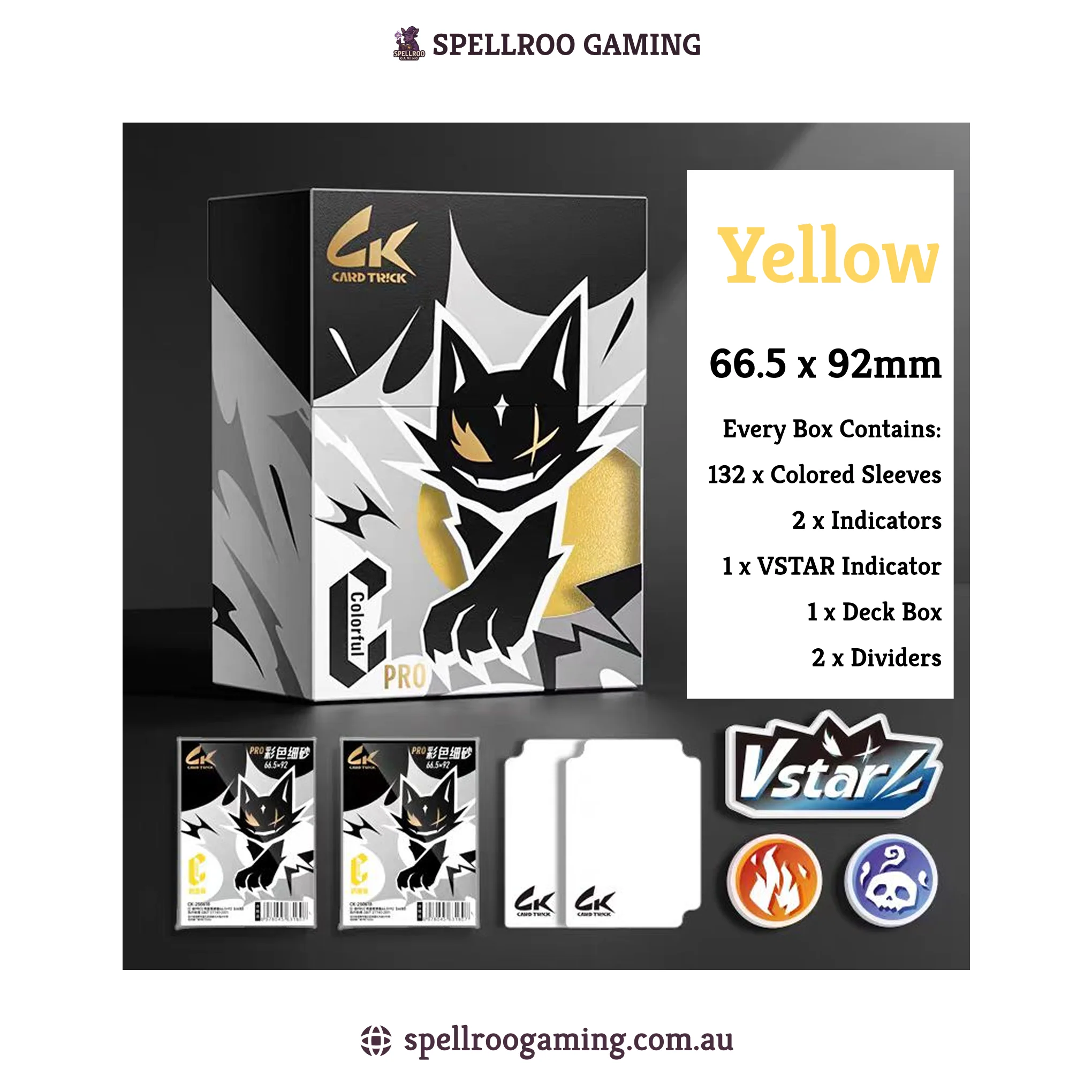 Card Trick: Standard Sleeve Accessory Bundle – Deck Box Set with Colored Sleeves, Indicators & Divider - Image 9