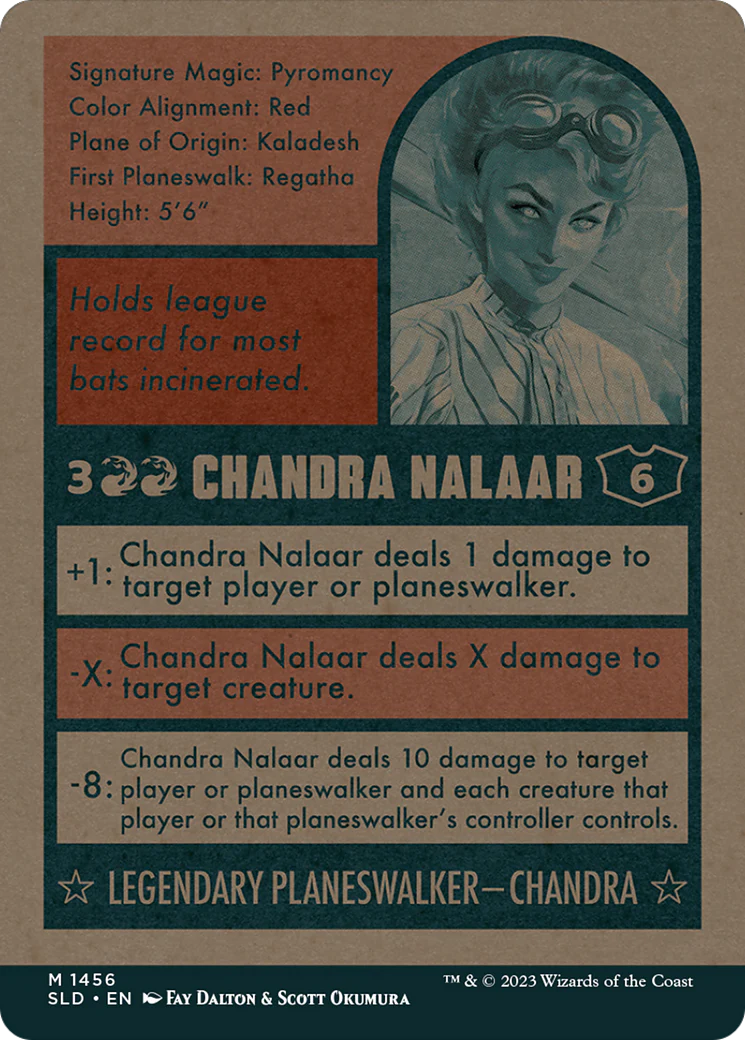Chandra Nalaar (1456) (SLD-1456) - Secret Lair Drop: (Full Art) (Borderless) - Image 2