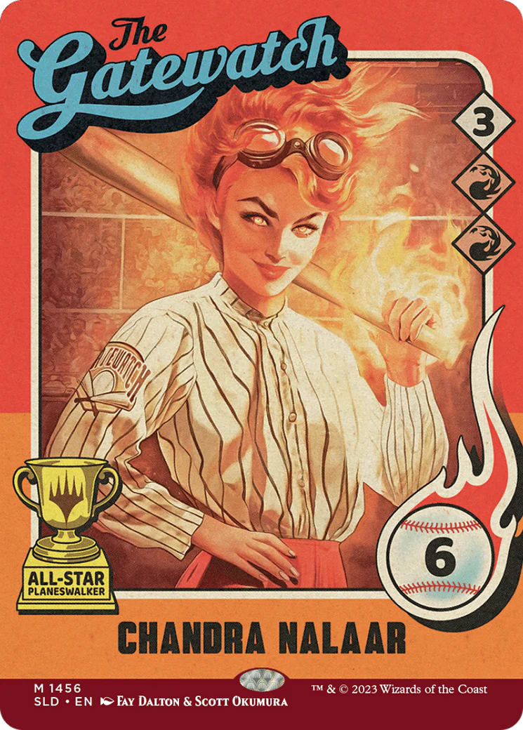 Chandra Nalaar (1456) (SLD-1456) - Secret Lair Drop: (Full Art) (Borderless) - Image 3