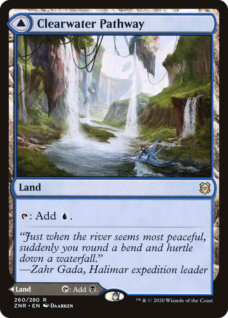 Clearwater Pathway (ZNR-260) - Zendikar Rising - Image 3