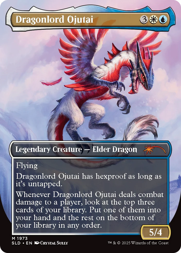 Dragonlord Ojutai // Dragonlord Ojutai (SLD-1973) - Secret Lair Drop (Borderless) - Image 2