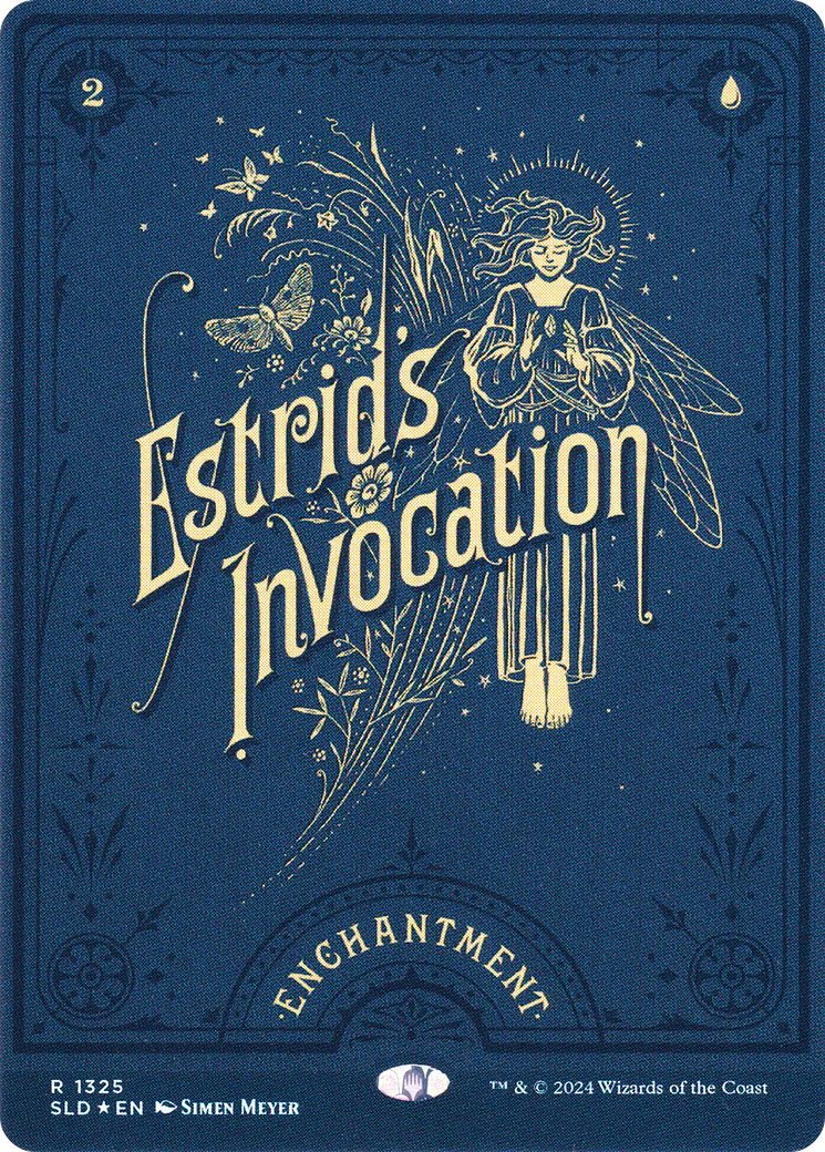 Estrid's Invocation // Estrid's Invocation (SLD-1325) - Secret Lair Drop (Borderless) Foil - Image 3