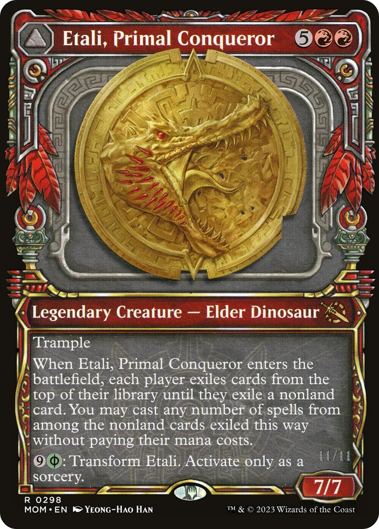 Etali, Primal Conqueror (Showcase) (MOM-298) - March of the Machine: (Showcase) - Image 4
