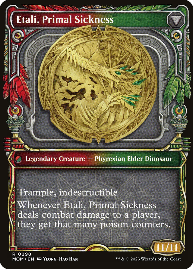 Etali, Primal Conqueror (Showcase) (MOM-298) - March of the Machine: (Showcase) Foil - Image 2