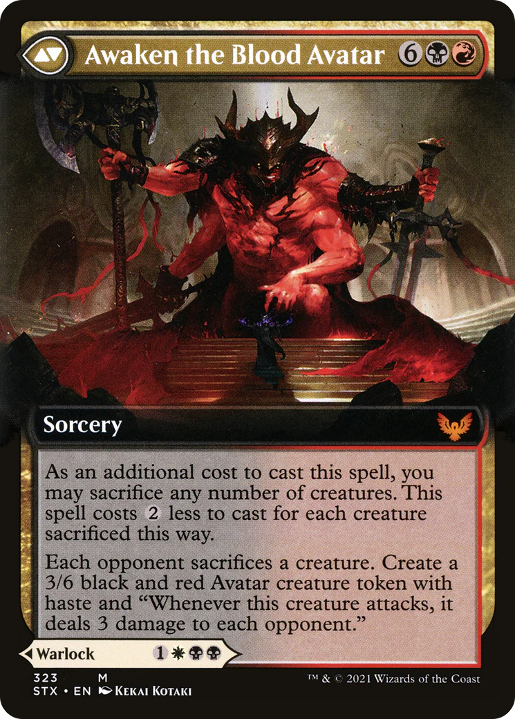 Extus, Oriq Overlord (Extended Art) (STX-323) - Strixhaven: School of Mages: (Extended Art) - Image 2