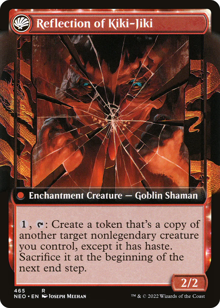 Fable of the Mirror-Breaker (Extended Art) (NEO-465) - Kamigawa: Neon Dynasty: (Extended Art, fandfc, enchantment) - Image 2