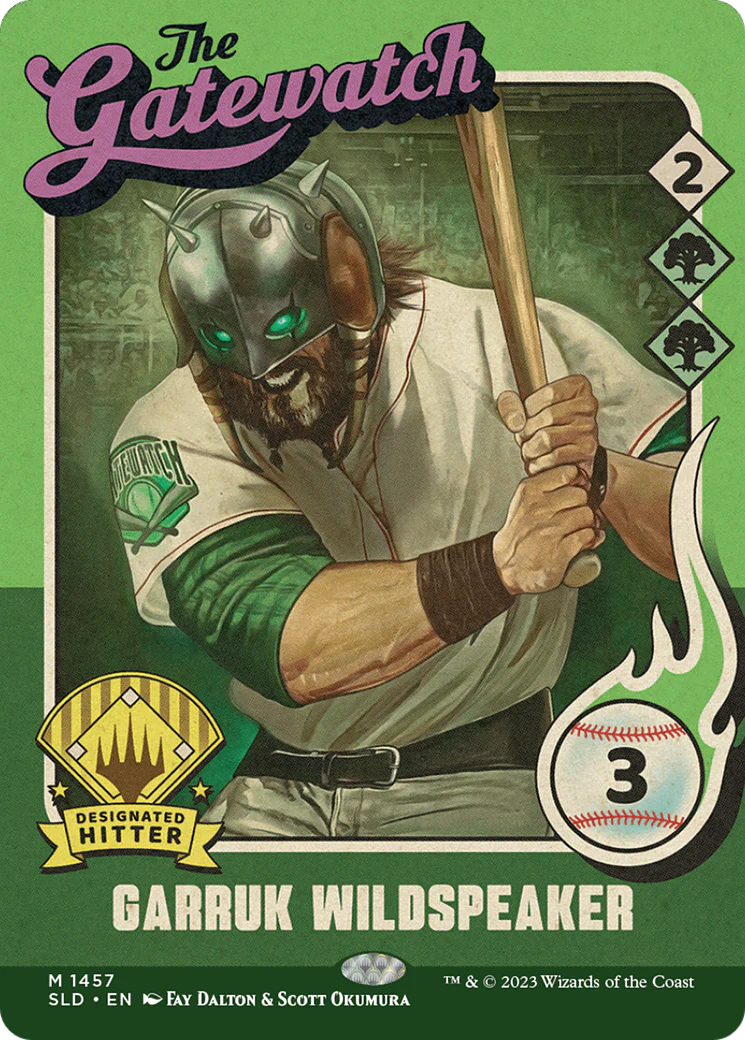 Garruk Wildspeaker (1457) (SLD-1457) - Secret Lair Drop: (Full Art) (Borderless) Foil - Image 3