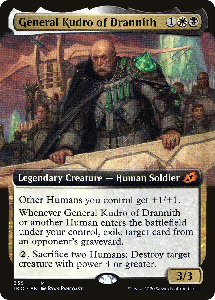 General Kudro of Drannith (Extended Art) (IKO-335) - Ikoria: Lair of Behemoths: (Extended Art)
