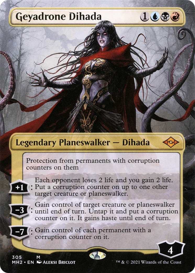 Geyadrone Dihada (Borderless) (MH2-305) - Modern Horizons 2 Foil