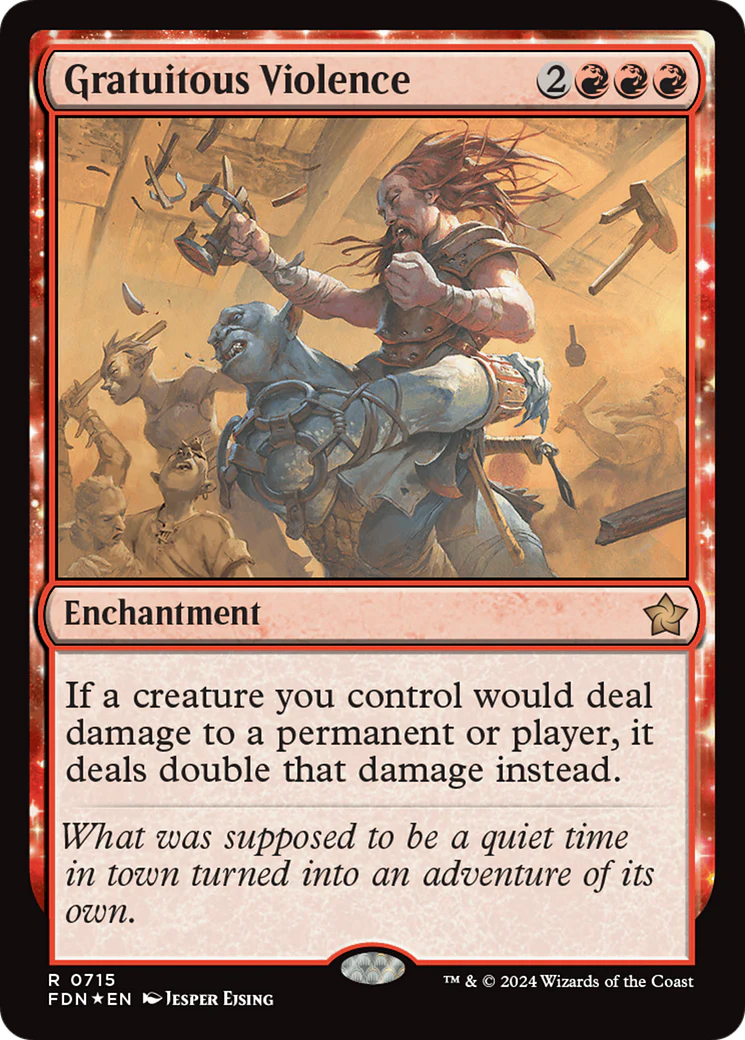 Gratuitous Violence (FDN-715) - Foundations: (enchantment) Foil