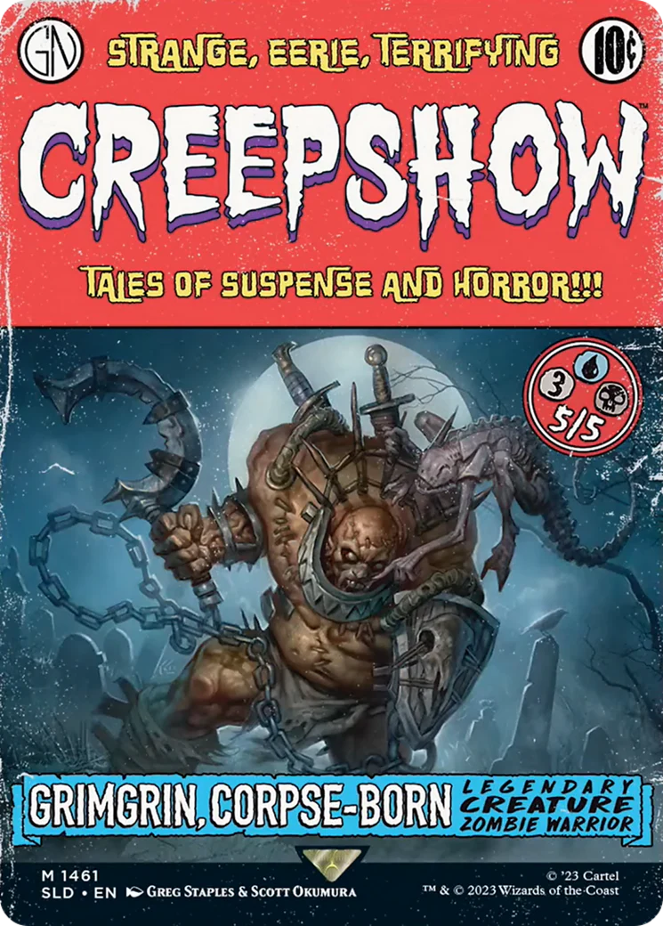 Grimgrin, Corpse-Born (SLD-1461) - Secret Lair Drop: (Full Art) (Borderless) - Image 3