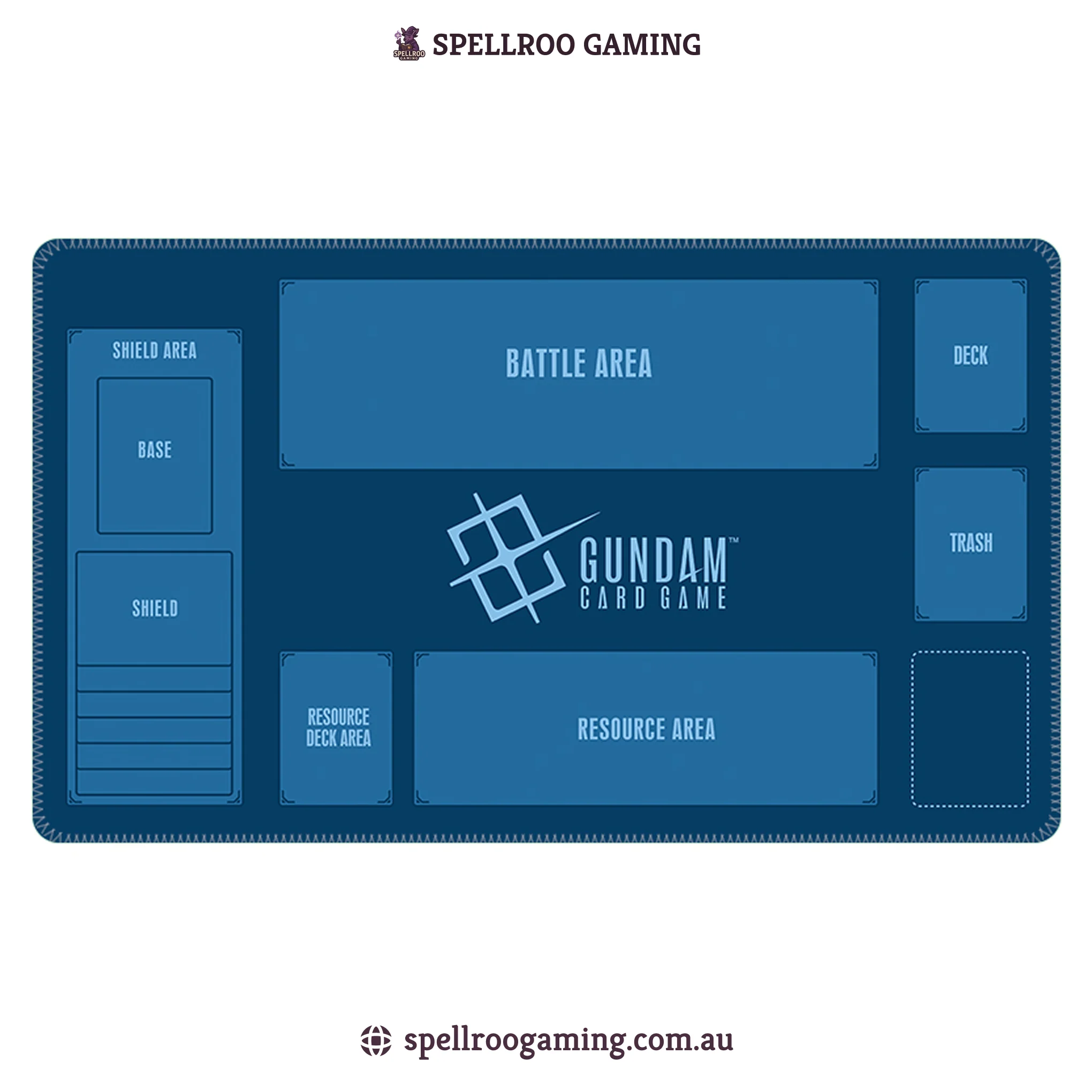 Gundam TCG Card Game: Single Playmat (3mm) - Plain – English - Image 5