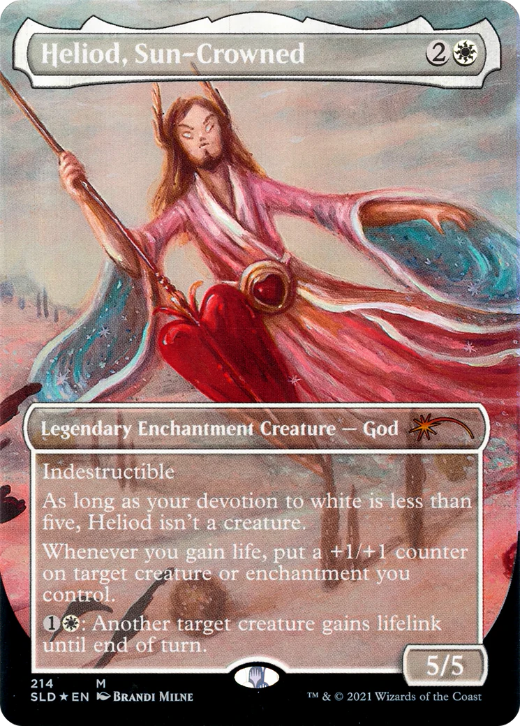 Heliod, Sun-Crowned (SLD-214) - Secret Lair Drop (Borderless)