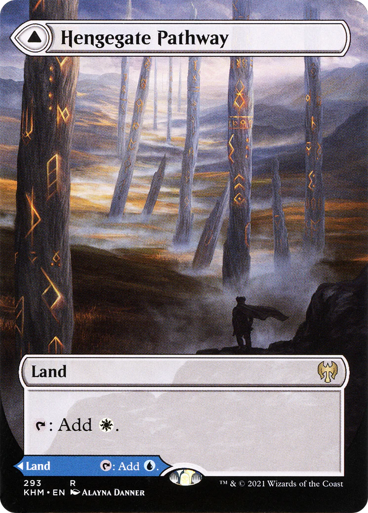 Hengegate Pathway (Borderless) (KHM-293) - Kaldheim: (Showcase) (Borderless) - Image 3