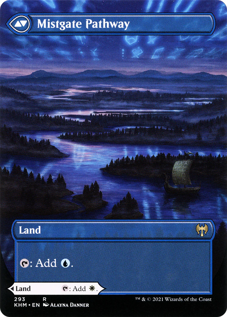 Hengegate Pathway (Borderless) (KHM-293) - Kaldheim: (Showcase) (Borderless) Foil - Image 2