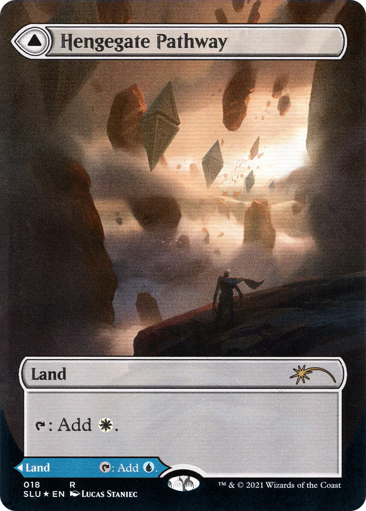 Hengegate Pathway (Borderless) (SLU-018) - Secret Lair: Ultimate Edition: (Showcase) (Borderless) Foil - Image 5