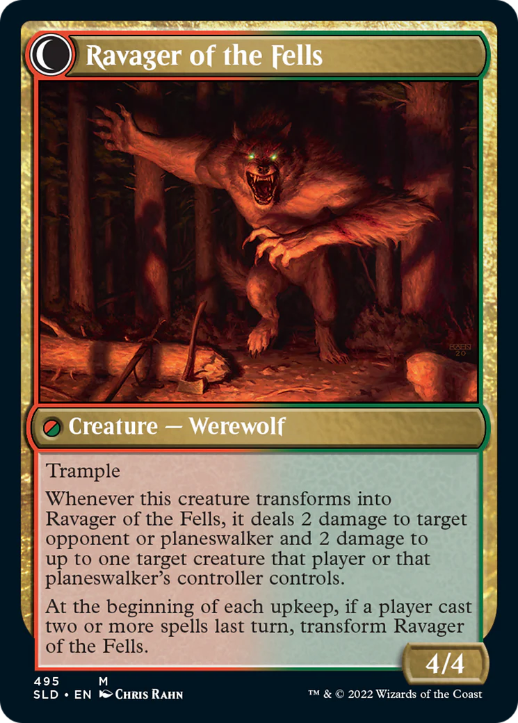 Huntmaster of the Fells (SLD-495) - Secret Lair Drop: (Double Faced Transform) - Image 2