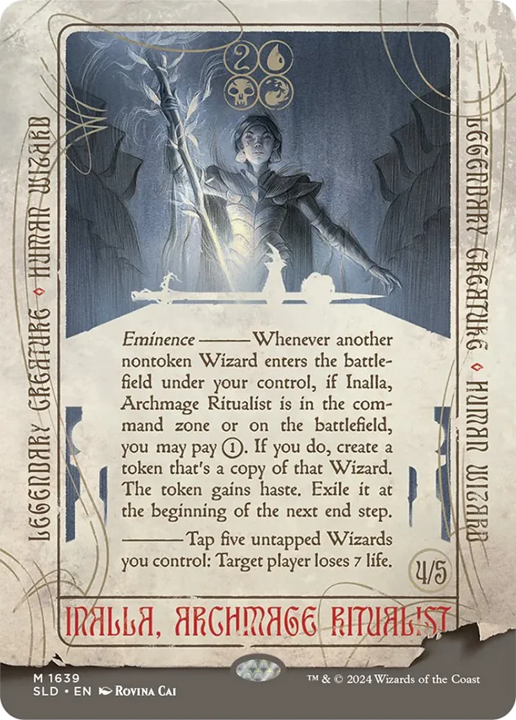 Inalla, Archmage Ritualist (SLD-1639) - Secret Lair Drop (Borderless)