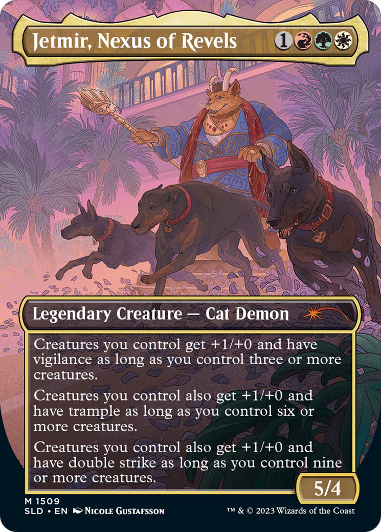 Jetmir, Nexus of Revels (Display Commander) - Thick Stock (SLD-1555) - Secret Lair Drop (Borderless) - Image 2