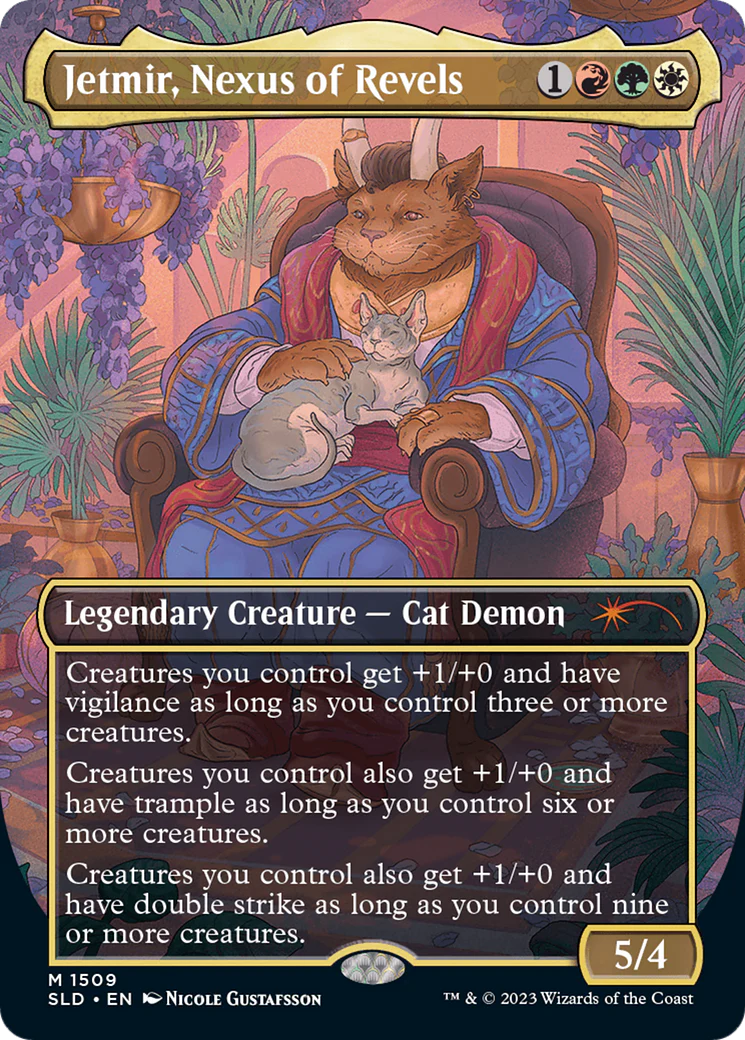 Jetmir, Nexus of Revels (Display Commander) - Thick Stock (SLD-1555) - Secret Lair Drop (Borderless) - Image 4