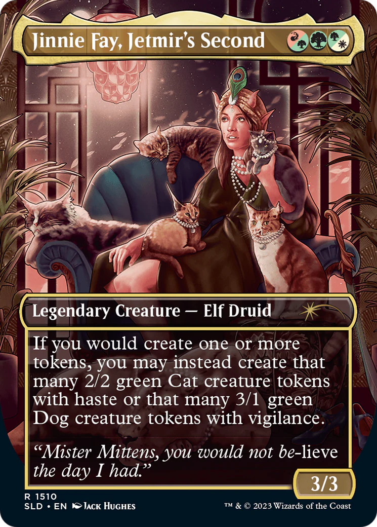 Jinnie Fay, Jetmir's Second (SLD-1510) - Secret Lair Drop (Borderless) Foil - Image 2