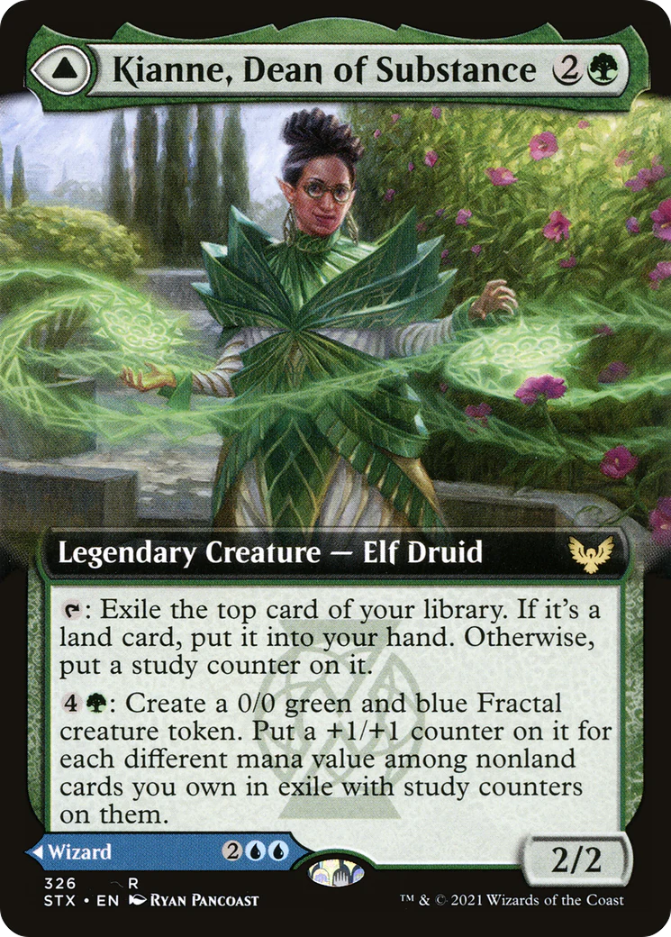 Kianne, Dean of Substance (Extended Art) (STX-326) - Strixhaven: School of Mages: (Extended Art) - Image 3
