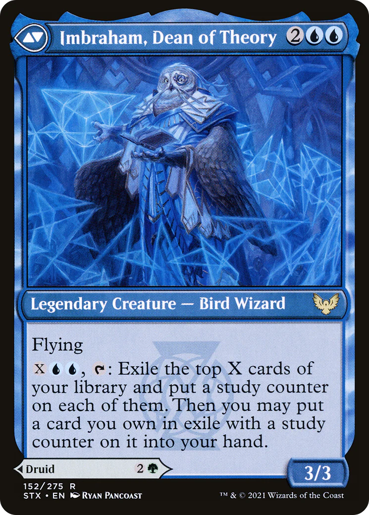 Kianne, Dean of Substance // Imbraham, Dean of Theory (STX-152) - Strixhaven: School of Mages Foil - Image 2