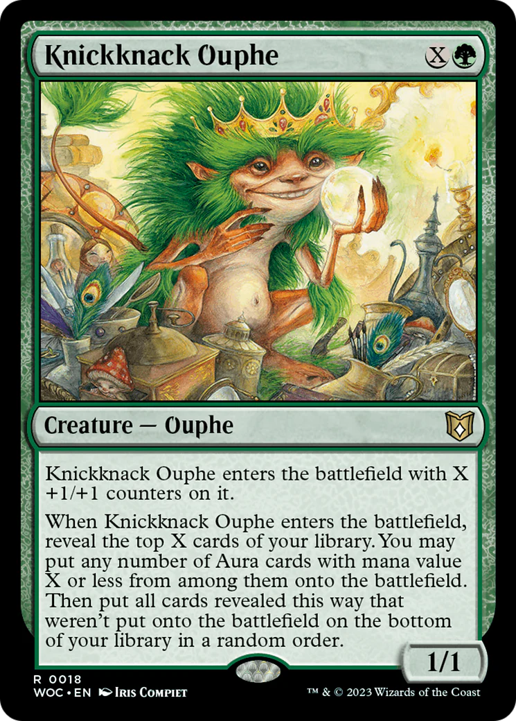 Knickknack Ouphe (WOC-018) - Wilds of Eldraine Commander