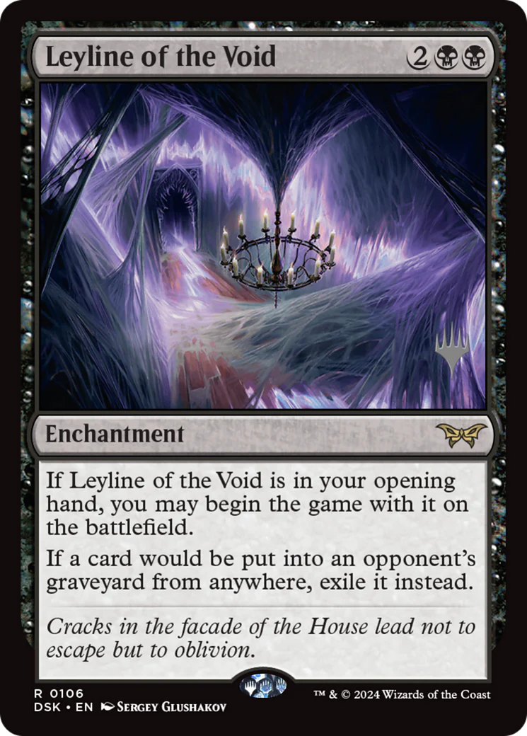 Leyline of the Void (PPDSK-106) - Duskmourn: House of Horror Promos Foil