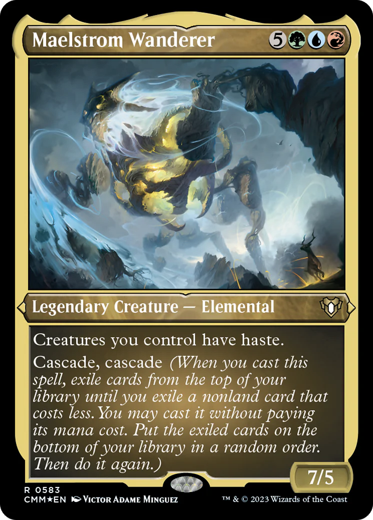 Maelstrom Wanderer (CMM-583) - Commander Masters Etched Foil
