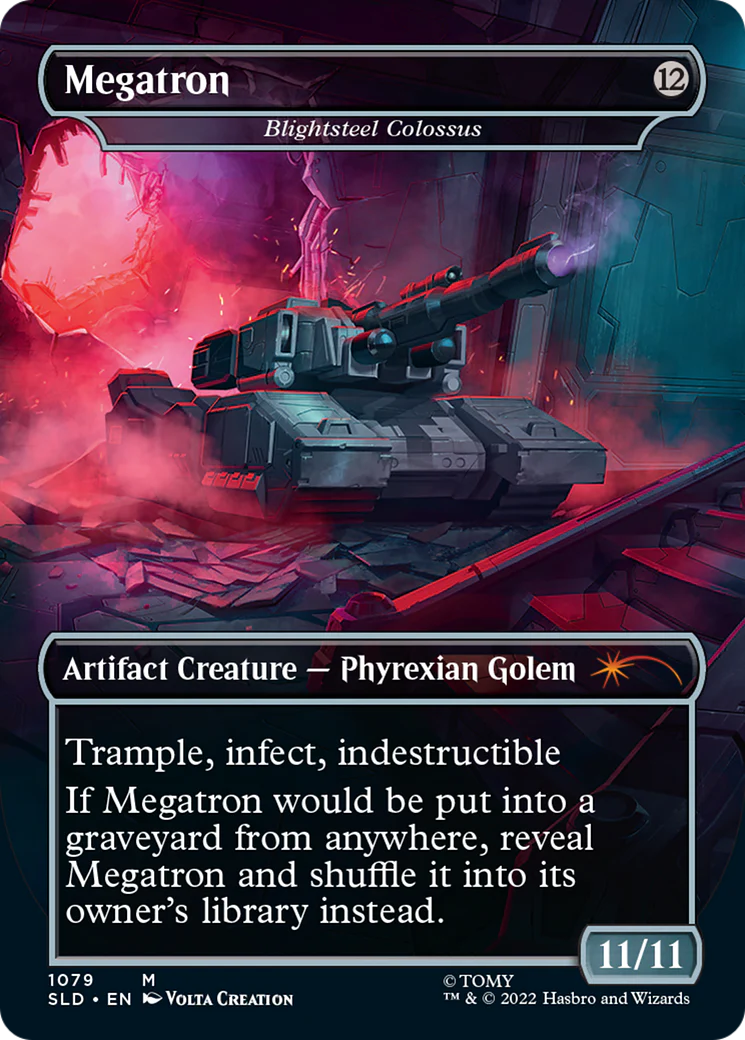Megatron - Blightsteel Colossus (SLD-1079) - Secret Lair Drop (Borderless) - Image 2