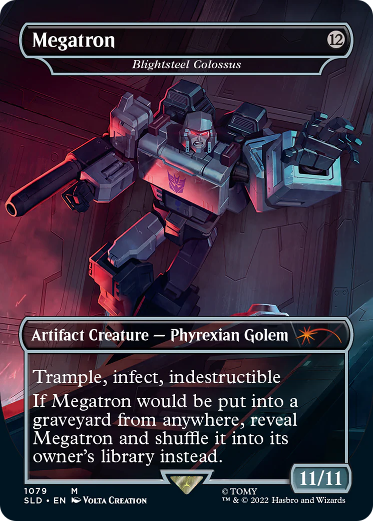 Megatron - Blightsteel Colossus (SLD-1079) - Secret Lair Drop (Borderless) - Image 3