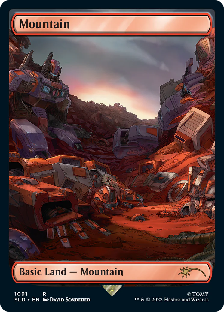 Mountain (1091) (SLD-1091) - Secret Lair Drop Foil